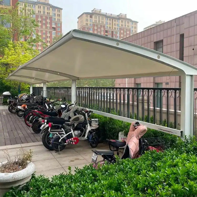 索县膜结构电动车棚